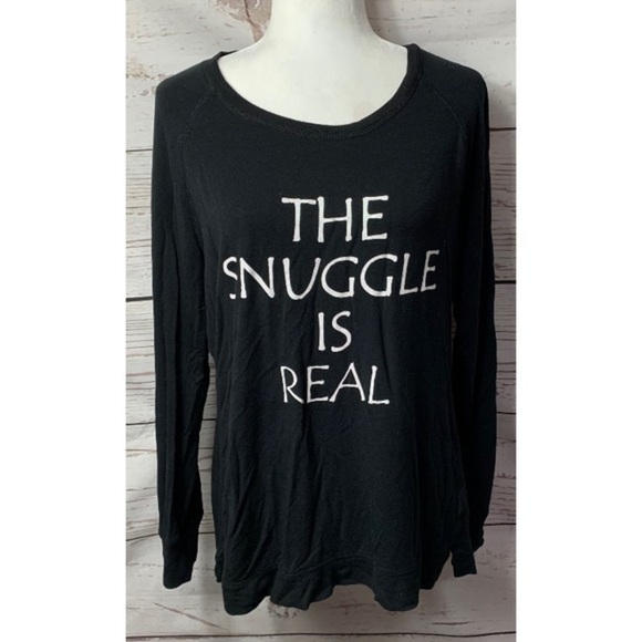 GreenTea The Snuggle Is Real Heavyweight Top - Picture 1 of 5